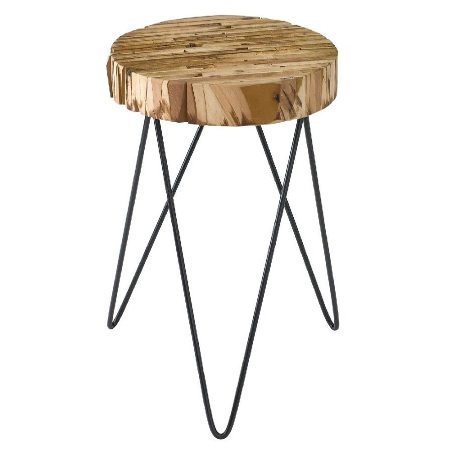 100％品質 サイドテーブル フラワースタンド 花台 木製 SPICE OF LIFE FESTA HOME パーケットスタンド Lサイズ 円形 サイドテーブル