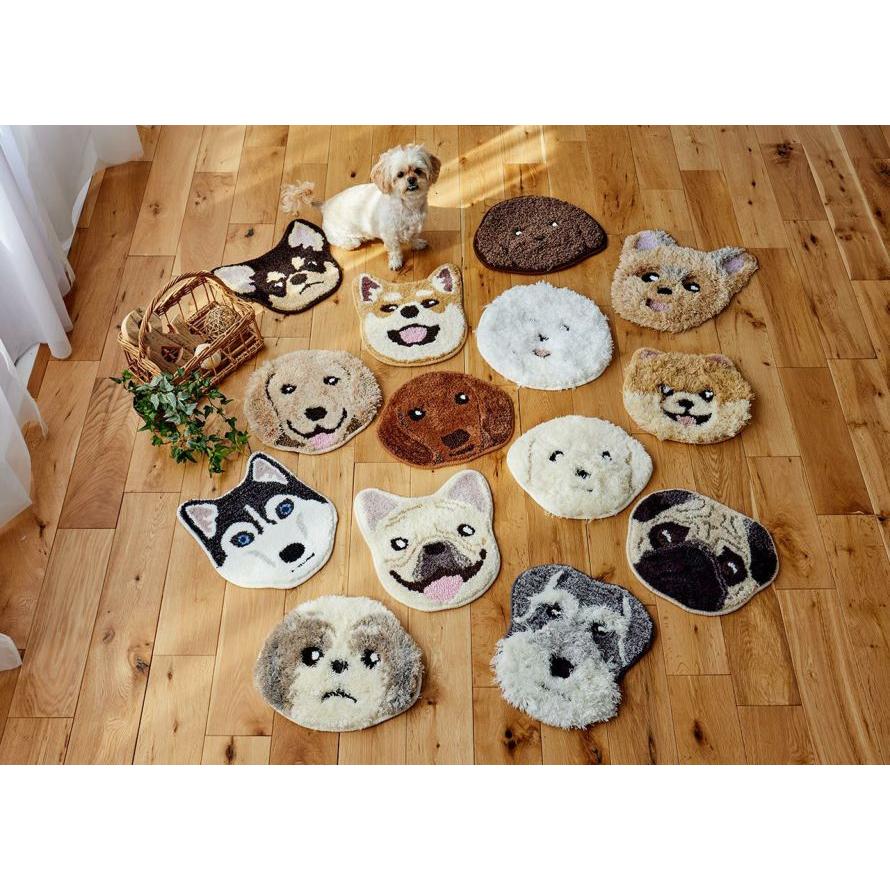 スミノエ マット チェアパッド チェアマット INUKAO イヌカオ シーズー