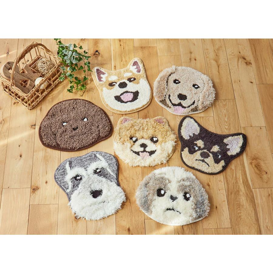 スミノエ マット チェアパッド チェアマット INUKAO イヌカオ シーズー