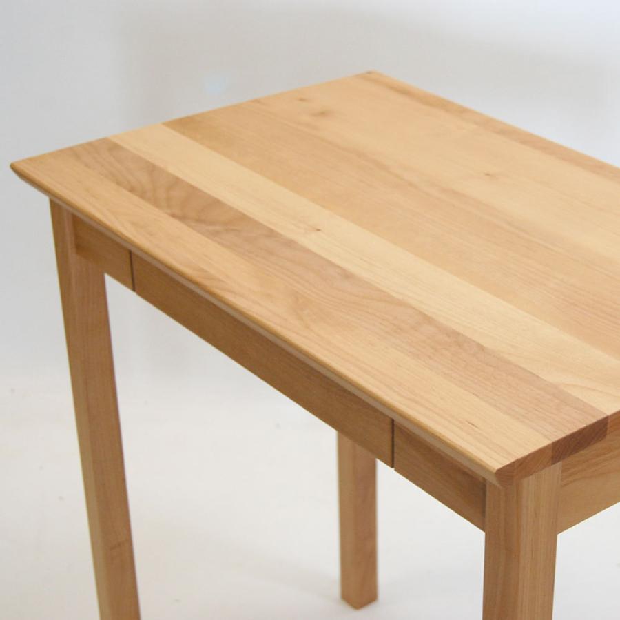 デスク 机 木製 コンパクト 幅70cm 奥行45cm tiny 2 700 アルダー無垢