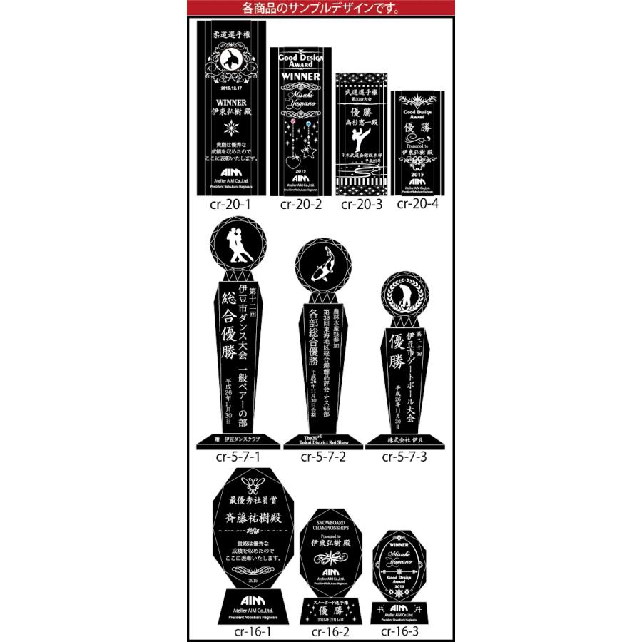 ≪トロフィー クリスタル ≫ cr-26m（中）【楽ギフ_名入れ】【名入れ無料】【名入れ記念品】_8