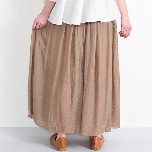 無地スカーチョワイドパンツ〈ベージュ〉クリーム色 スカンツ 無地スカーチョワイドパンツ〈ベージュ〉クリーム色 スカンツ