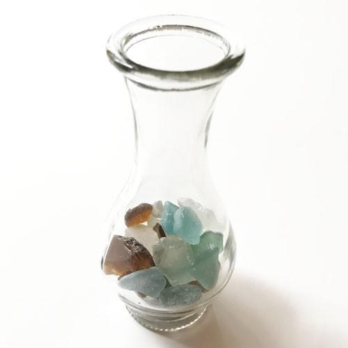 小粒シーグラス 100g入りガラスの花瓶 クリア 天然素材 海の宝石 ビーチグラス ハワイアン雑貨 マリン雑貨 No 2 Clear Beachglass 004 アトリエ阿友美 通販 Yahoo ショッピング