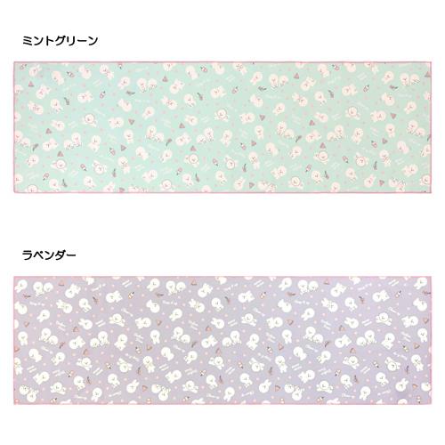 クール タオル ビション フリーゼ ミント ラベンダー ひんやり 冷感 暑