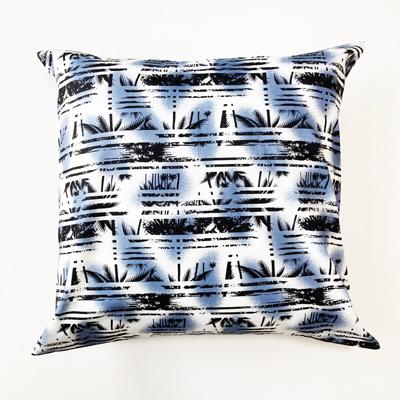 ハワイアン クッション カバー パーム シルエット 総柄 〈デニム〉 コットン 45cm×45cm ハワイアン ファブリック ハワイ生地 日本製 ヤシの木 |  | 01