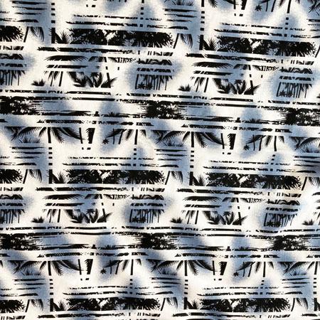 ハワイアン クッション カバー パーム シルエット 総柄 〈デニム〉 コットン 45cm×45cm ハワイアン ファブリック ハワイ生地 日本製 ヤシの木 |  | 03