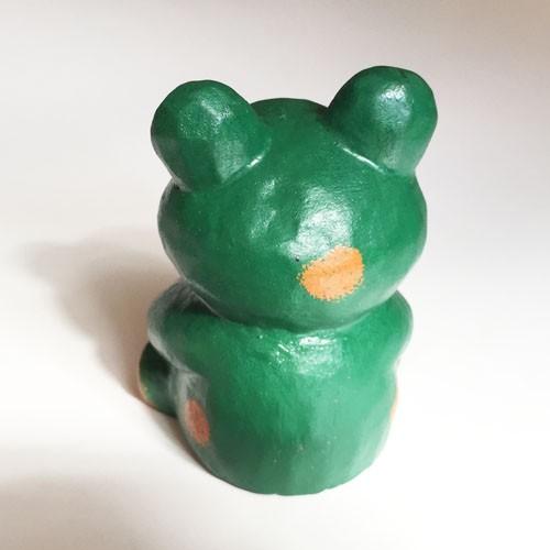 ほっこりかわいい アニマル カレンダー〈 カエル 〉 木彫り オブジェ アジアン雑貨 インドネシア バリ 蛙 かえる ケロ |  | 02