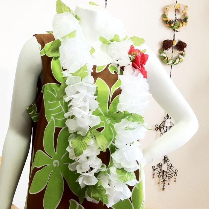 ロイヤル ハイビスカスレイ ホワイト ハワイアンフラワーレイ ハワイアンレイ ハワイアンウエディング Lei 003 5 アトリエ阿友美 通販 Yahoo ショッピング