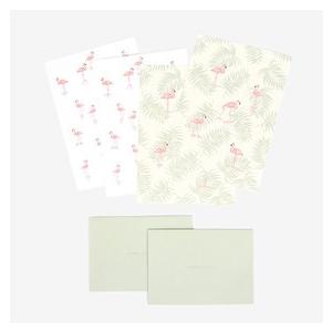 レターセット フラミンゴ 01 Flamingo メール便対応可能 ヤシリーフ ヤシの木 封筒 便箋 ハワイアン 雑貨 手紙 レター ステーショナリー 文房具 南国 ナチュラル Letterset 002 アトリエ阿友美 通販 Yahoo ショッピング