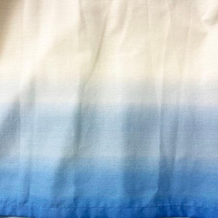 パウスカート 67cm 72cm 77cm ボーダー グラデーション〈 ブルー ＆ オフ 〉4本ゴム ハワイアン フラダンス 衣装 パウ 日本製 青 |  | 03