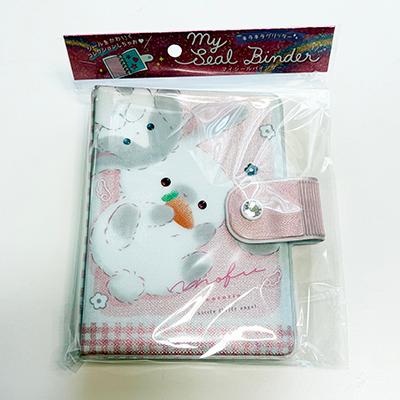 マイシール バインダー もふころりん うさぎ ピンク 送料無料 Q-LiA