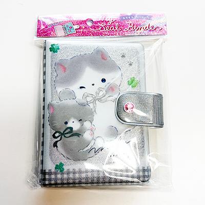 マイシール バインダー もふころりん にゃんこ グレー 猫 送料無料 Q