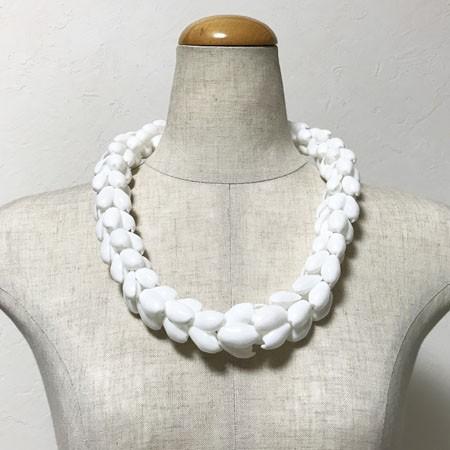 全国組立設置無料 バブル シェル チョーカー ホワイト ネックレス ハワイアン アクセサリー フラダンス アクセ フラ ダンス ハワイアン雑貨 ハワイアンウエディング Cisama Sc Gov Br