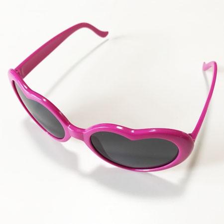 カラフル ハート サングラス ブラック レッド ブルー ピンク イエロー