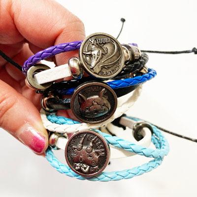 妖怪ウォッチ PU レザー ブレス キュウビ ジバニャン コマさん 送料