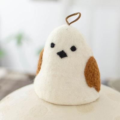 羊毛 フェルト 鍋つかみ アニマル〈ナマケモノ レッサーパンダ