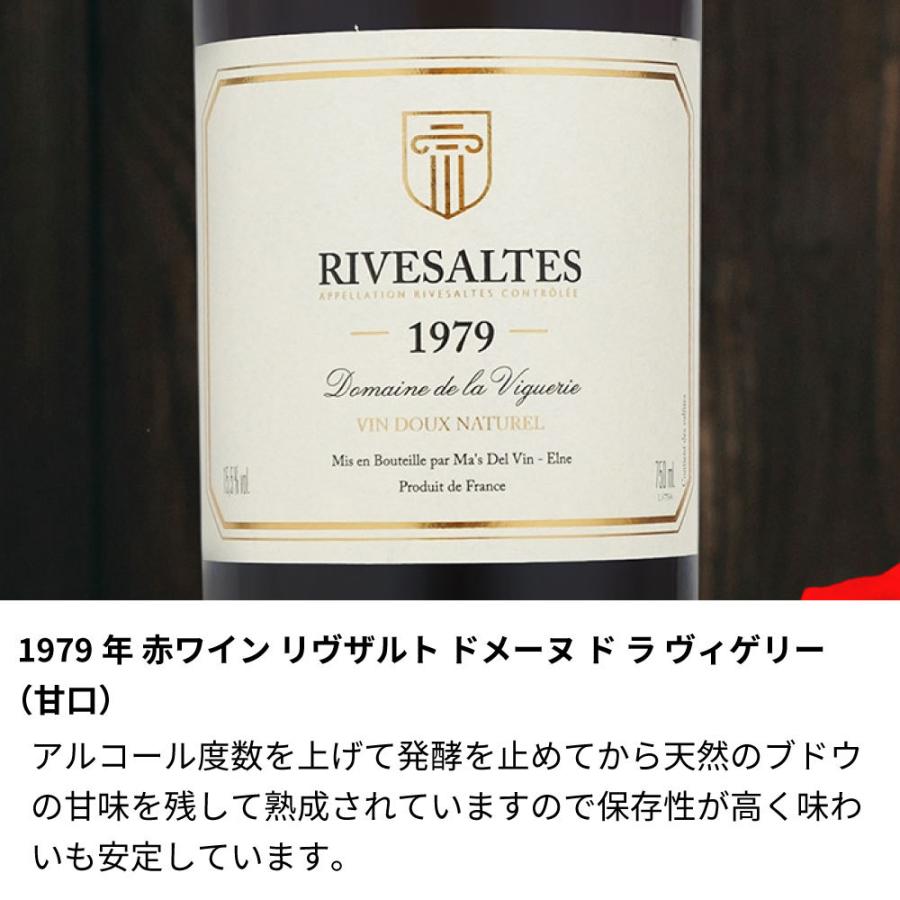 1979年 名前入り彫刻 生まれ年 赤ワイン リヴザルト ドメーヌ ド ラ