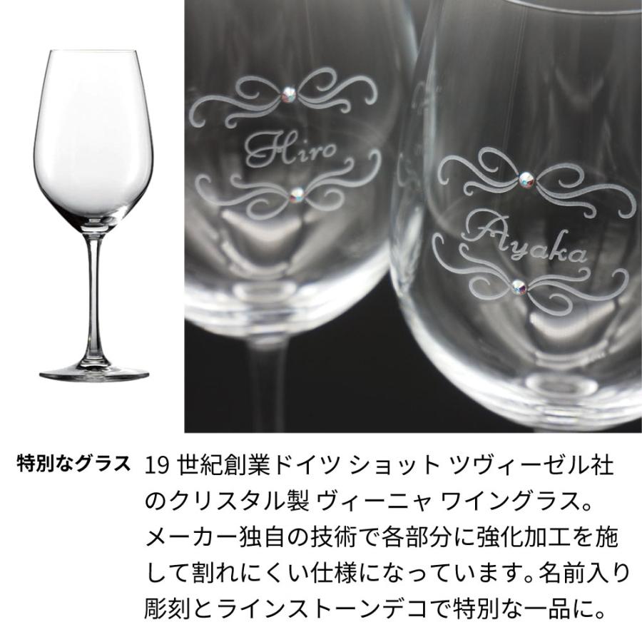 2011年 名前入り彫刻 生まれ年 赤ワイン シャトー フルカス デュプレ 辛口 平成23年 ペアグラスセット 誕生日 化粧箱入｜atelier-cocoro｜07