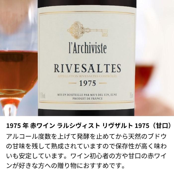 1975年 名前入り彫刻 生まれ年 赤ワイン ラルシヴィスト リヴザルト 甘口 昭和50年 名入れ 誕生日プレゼント 木箱入 1975年