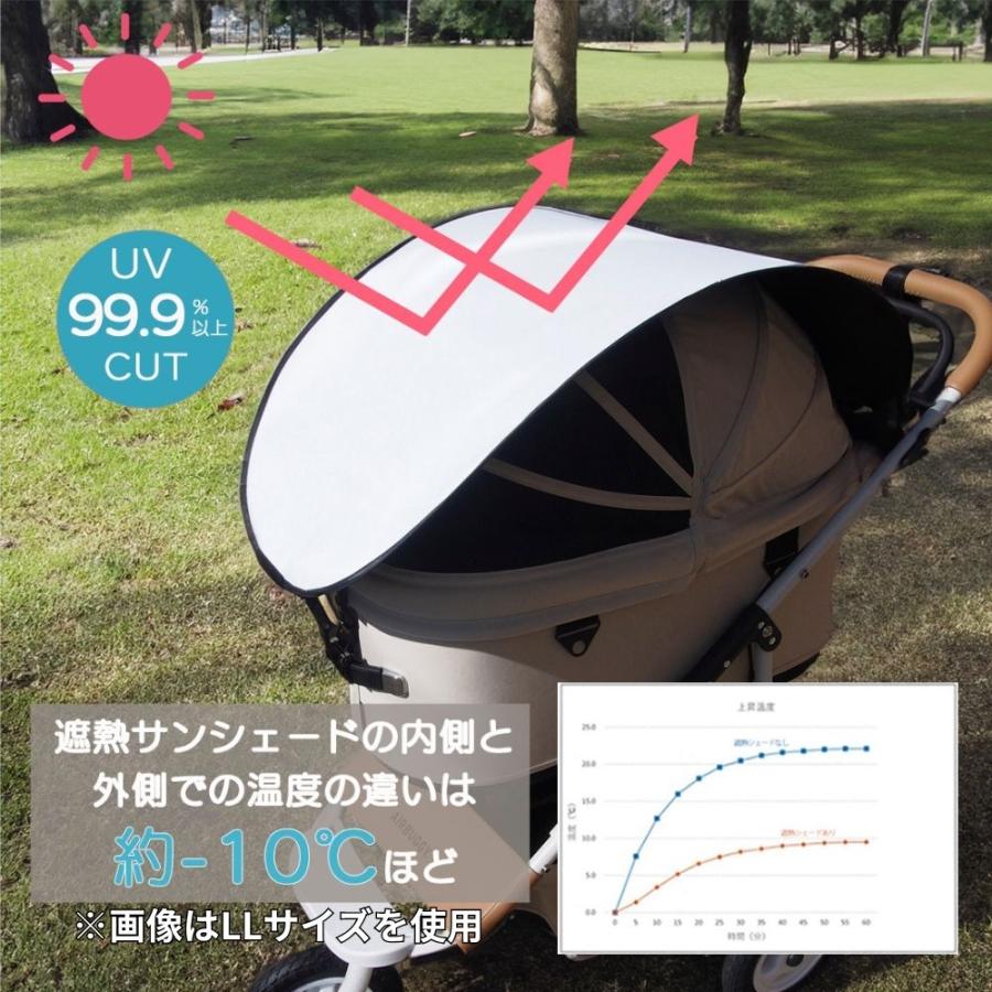 クールマルチシェード Lサイズ クリップ付き 日よけ 軽量 コンパクト