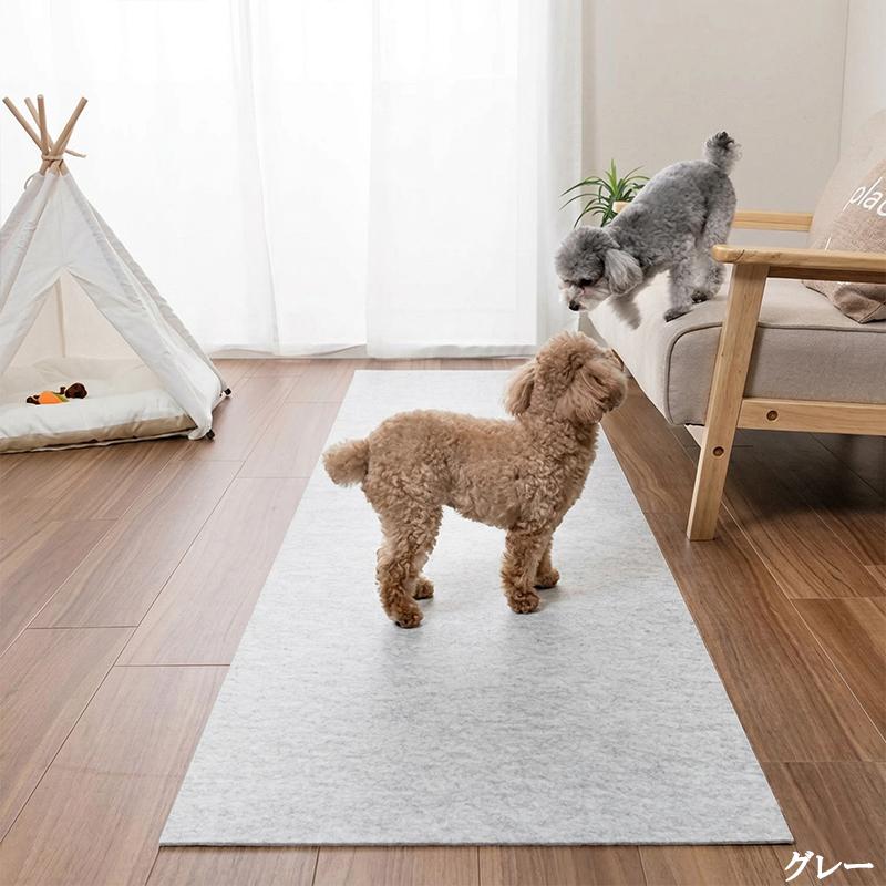 サンコー 【こだわりの日本製】ペットマット 防水 滑らない 60x240cm