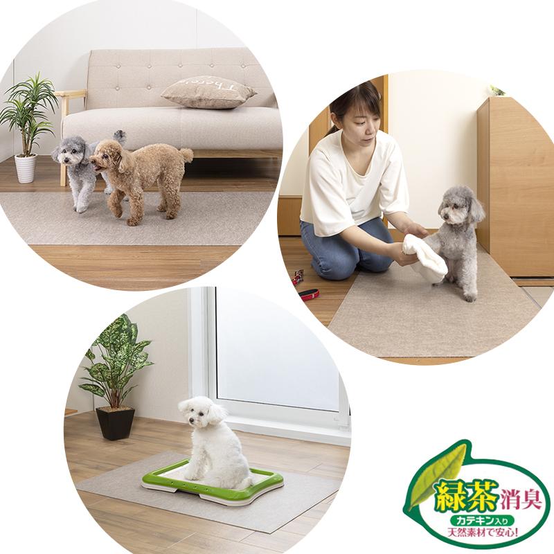 犬⭐︎ペット用⭐︎滑り止めマット 日本製 滑り防止 防水】 ペットマット 60x180cm 約2mm 犬用 滑り