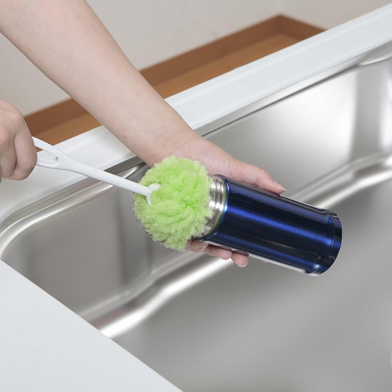 コップ 洗い ブラシ 全長24cm タンブラ- キッチン用品 冷水筒 