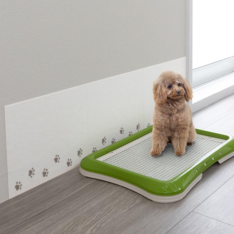 おくだけ吸着 壁面汚れ防止シート 25x30cm 壁シート 5枚 ペット用品 ゲージ トイレ 壁面 犬 グッズ 洗える 汚れ防止 シート 吸着マット サンコー Kabeseat3 Atelier Eirene 通販 Yahoo ショッピング