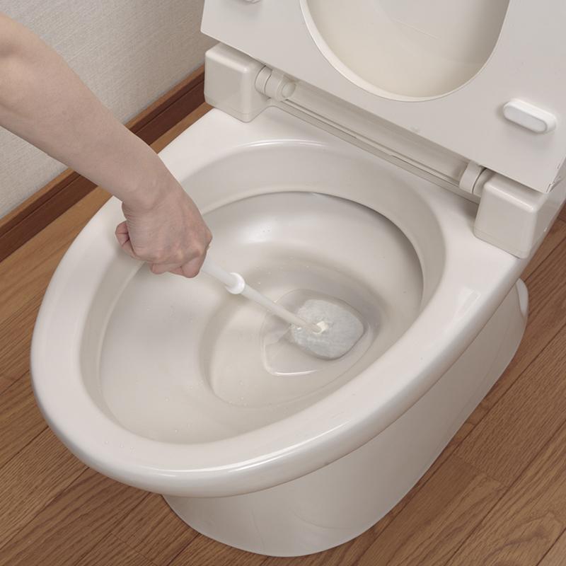 こだわりの日本製】トイレブラシ 全長39cm 交換用ブラシ 汚れ取り 替え