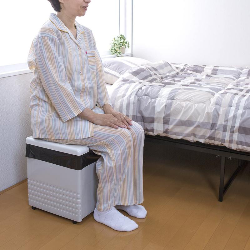 こだわりの日本製】非常用トイレ 耐荷重150kg プラスチックタイプ 簡易