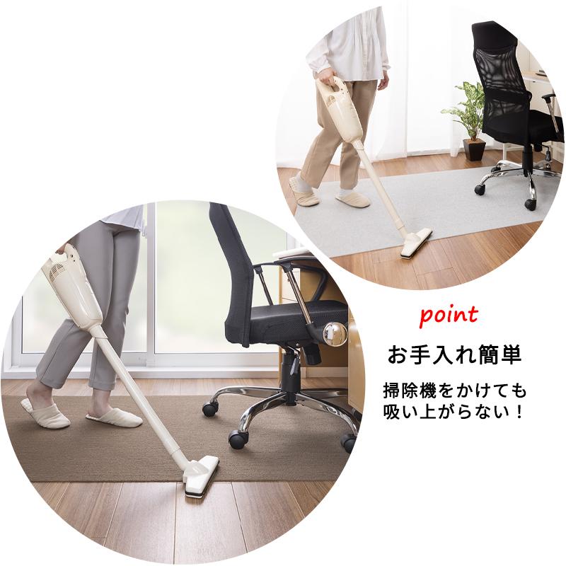 こだわりの日本製】チェアマット ロング 160x90cm 厚み4mm デスク足元