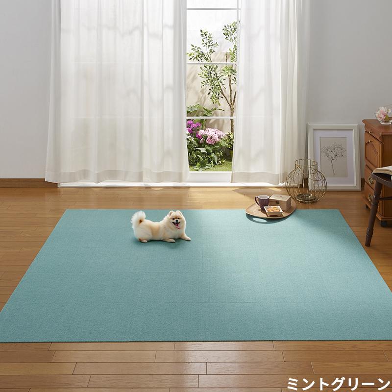 【こだわりの日本製】 ペットマット 滑らない 30枚 30×30cm 厚み4mm ペット用 滑り防止 ペットの足腰保護 撥水 消臭 タイルマット 洗濯OK 床暖房対応_13