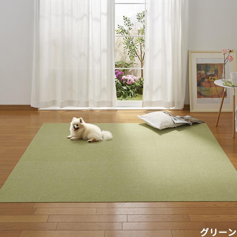 【こだわりの日本製】 ペットマット 滑らない 30枚 30×30cm 厚み4mm ペット用 滑り防止 ペットの足腰保護 撥水 消臭 タイルマット 洗濯OK 床暖房対応_15