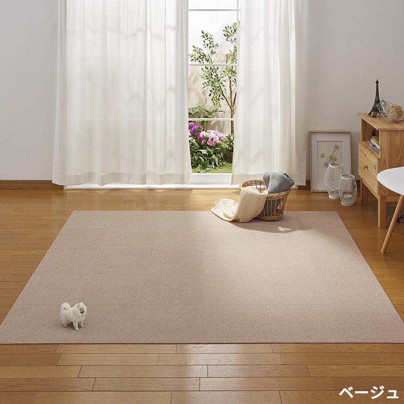 【こだわりの日本製】 ペットマット 滑らない 30枚 30×30cm 厚み4mm ペット用 滑り防止 ペットの足腰保護 撥水 消臭 タイルマット 洗濯OK 床暖房対応_7