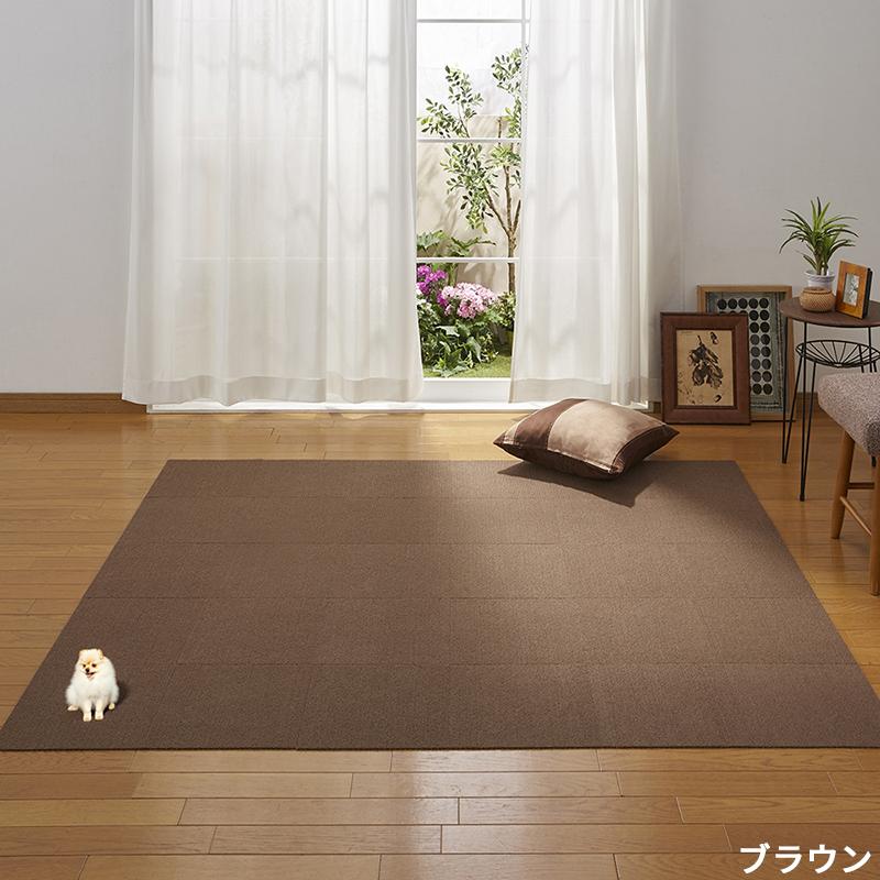 【こだわりの日本製】 ペットマット 滑らない 30枚 30×30cm 厚み4mm ペット用 滑り防止 ペットの足腰保護 撥水 消臭 タイルマット 洗濯OK 床暖房対応_8