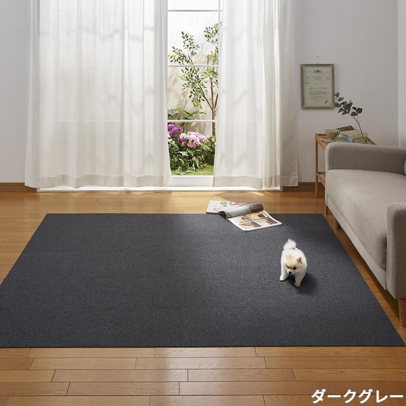 【こだわりの日本製】 ペットマット 滑らない 30枚 30×30cm 厚み4mm ペット用 滑り防止 ペットの足腰保護 撥水 消臭 タイルマット 洗濯OK 床暖房対応_11