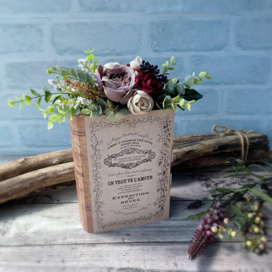 ブックアレンジ book型アレンジメント アートフラワー