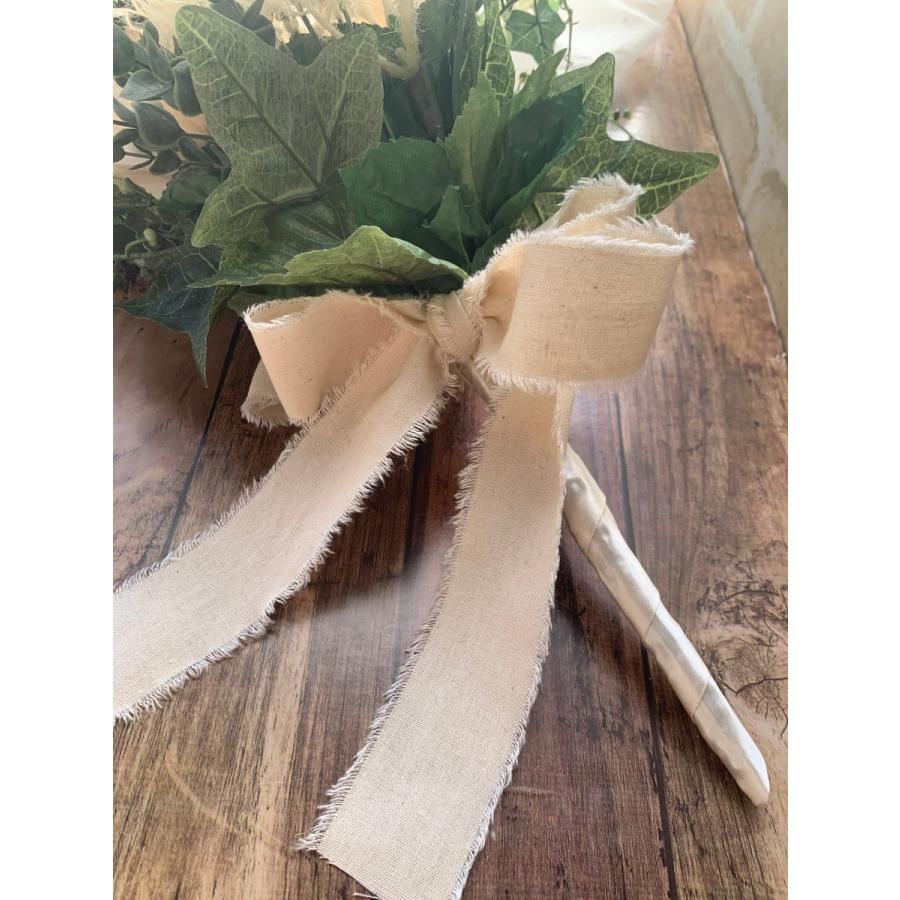 ウェディングブーケ ブライダルブーケ ホワイト バラ アーティフィシャルフラワー アートフラワー 贈り物 ギフト 結婚式 |  | 02