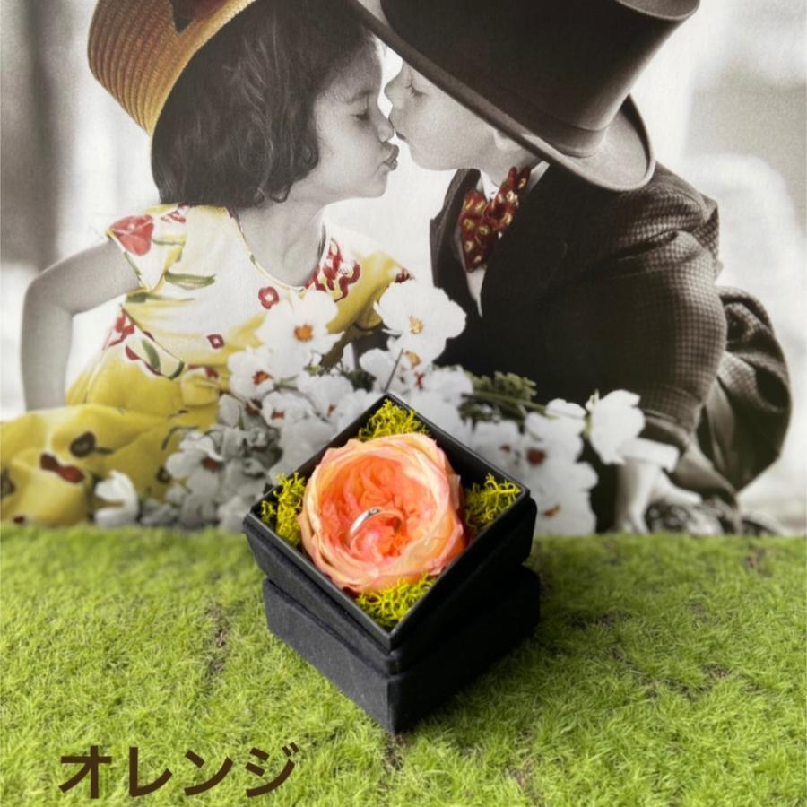 ポケットに入る 花付き 指輪ケース リングケース 気づかれない 薔薇