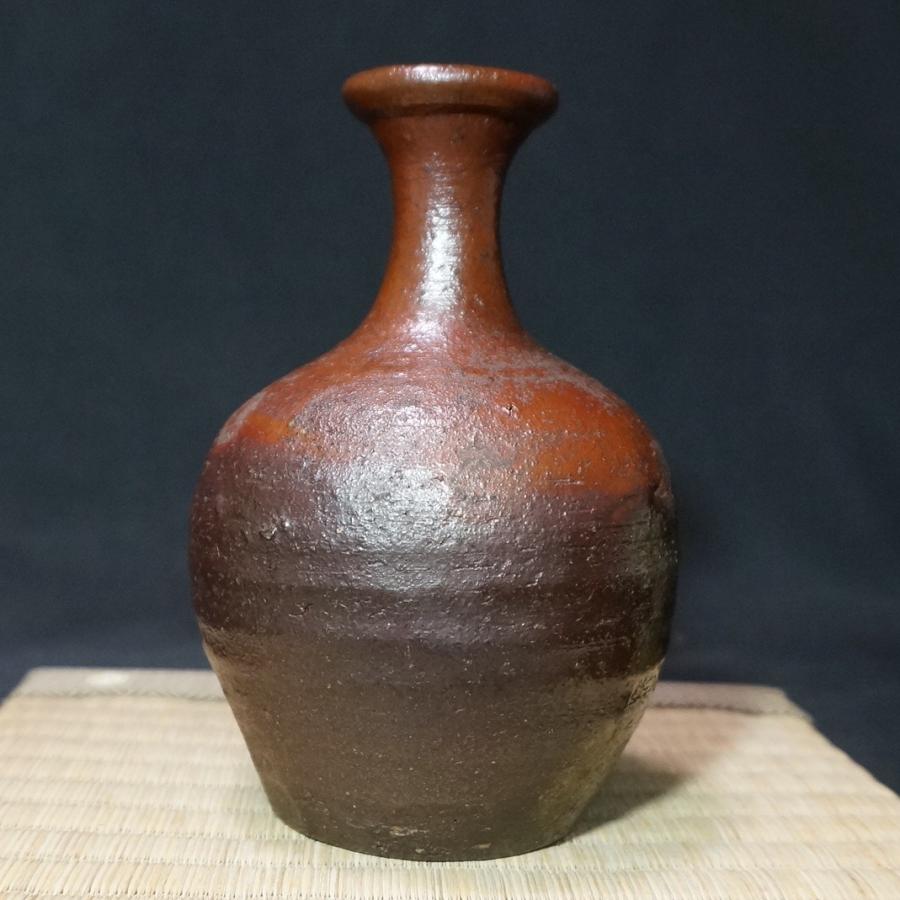 古備前】お預け徳利 桂又三郎箱 印銘(分銅)高さ14.2cm 古備前】お預け徳利 桂又三郎箱 印銘(分銅)高さ14.2cm