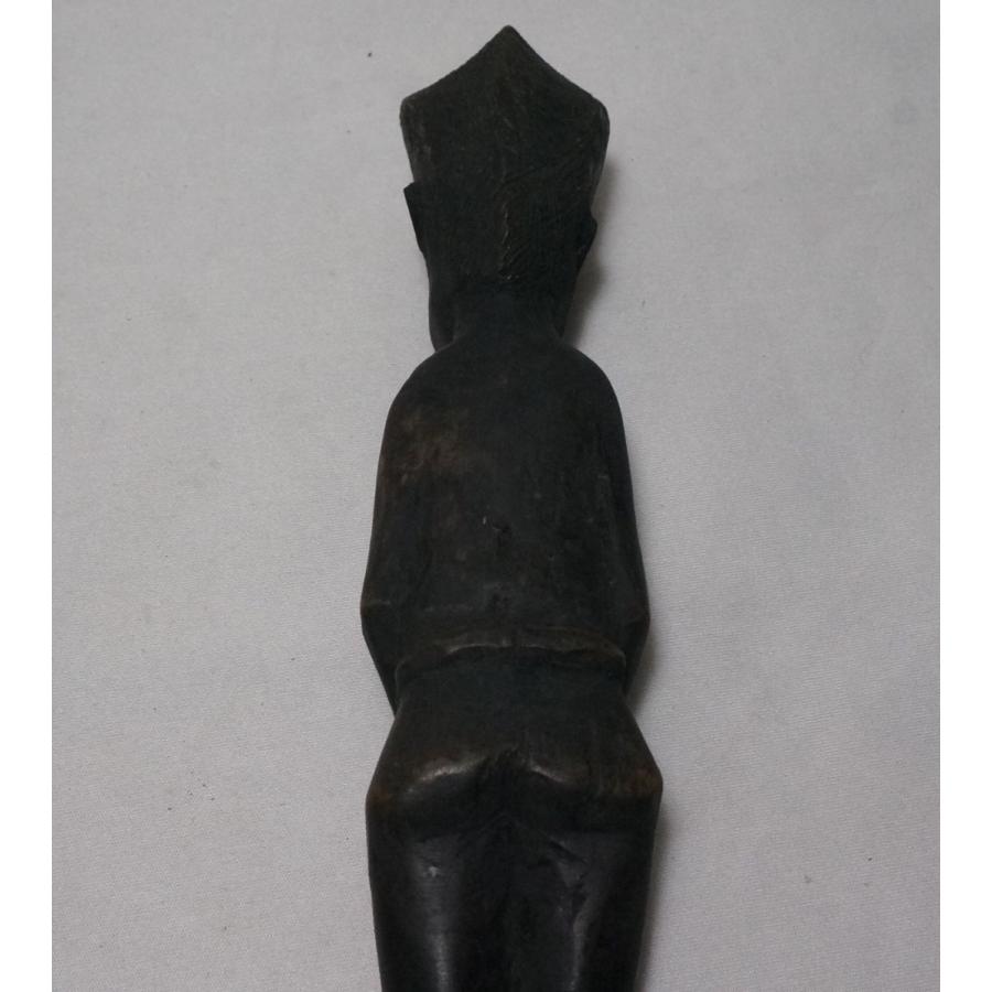 【特選アフリカ】アフリカ ケニア 木彫彫刻 女性像 置物 民芸 民族人形｜atelier-erica｜12