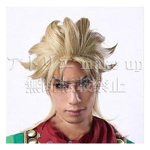 【ジョジョの奇妙な冒険シリーズ コスプレ用ウィッグ】DIO ディオ・ブランドー アニメ マンガ ゲーム コスプレ用品｜atelier-makeup｜02