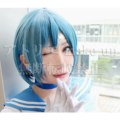 水劉　美少女戦士セーラームーン　コスプレ 美少女戦士セーラームーン コスプレ用ウィッグ】水野 亜美 セーラー