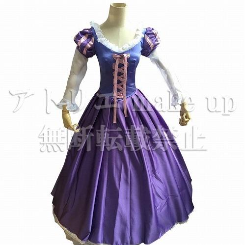 ディズニー系 塔の上のラプンツェル コスプレ 衣装】ラプンツェル