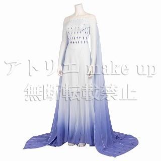 【アナと雪の女王2 アナ雪 コスプレ 衣装】エルサ ハロウィン コスチューム 衣装 ゲーム アニメ 映画 オーダーメイド