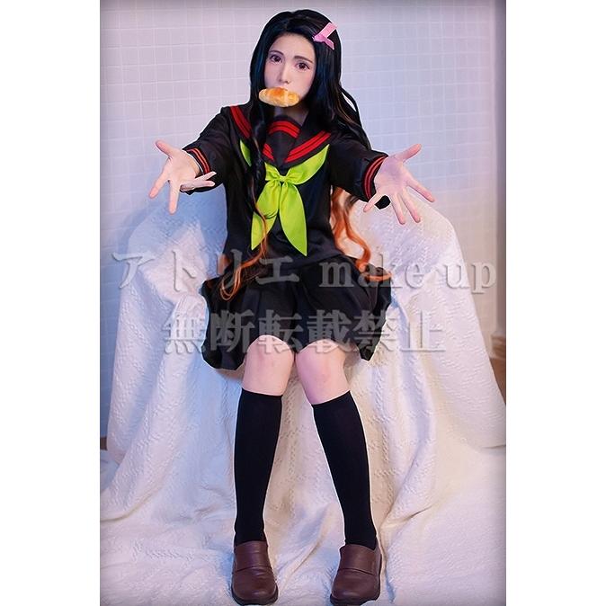 鬼滅の刃 コスプレ 衣装】竈門 禰豆子 ねずこ ハロウィン コスチューム 