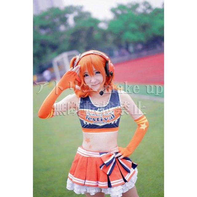 lovelive ラブライブ コスプレ 衣装】高坂 穂乃果 チアガール lovelive ラブライブ コスプレ 衣装】高坂 穂乃果 チアガール