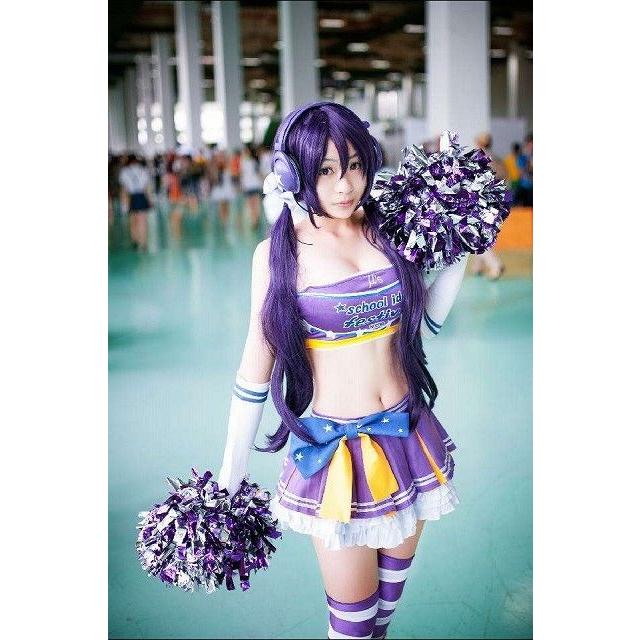 lovelive ラブライブ コスプレ 衣装】東條 希 チアガール衣装 lovelive ラブライブ コスプレ 衣装】東條 希 チアガール衣装
