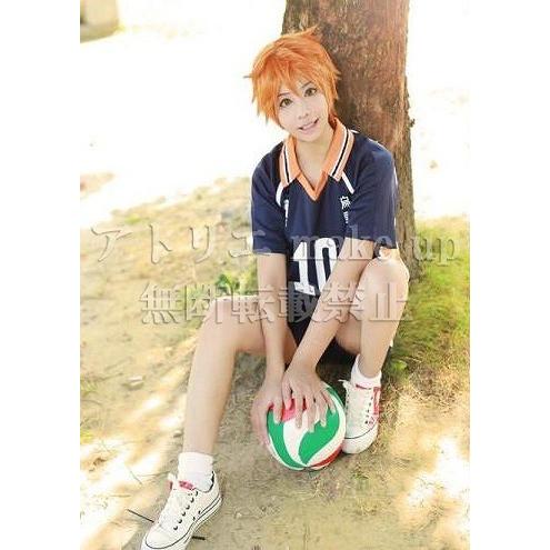 「ハイキュー!! コスプレ衣装　日向翔陽 コスチューム フルセット」 ハイキュー コスプレ 衣装】日向 翔陽背番号10 コスプレ cosplay