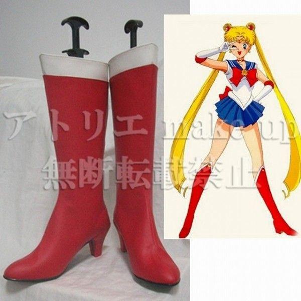 美少女戦士セーラームーン コスプレ用ブーツ cosplay shoes 靴 美少女戦士セーラームーン コスプレ用ブーツ cosplay shoes 靴